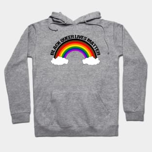 Black Queer Lives Matter - Inclusive Pride Rainbow Hoodie